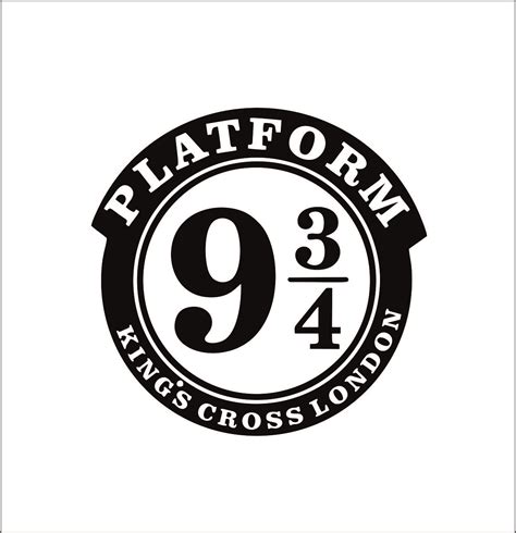 Harry Potter Platform 9 3 4 SVG Harry Potter Platform 9 3/4 SVG: A Magical Gateway To The Wizarding World