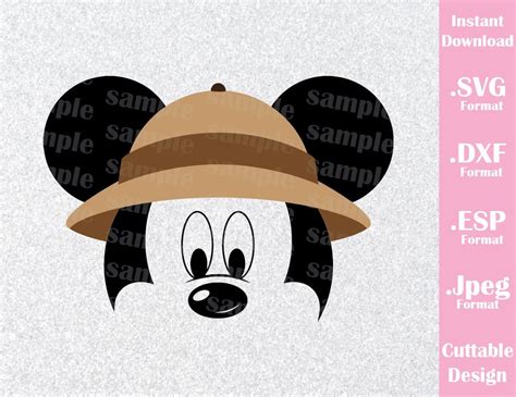 Mickey Mouse Safari Hat SVG Mickey Mouse Safari Hat SVG: The Ultimate Guide To Crafting Disney Magic