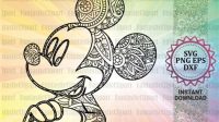 Mickey Mandala SVG Mickey Mandala SVG: A Journey Into Intricate Disney-Inspired Art