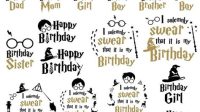 Harry Potter SVG Birthday Harry Potter SVG Birthday: A Magical Celebration For The Special Wizard In Your Life