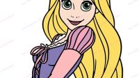 Rapunzel Free SVG Rapunzel Free SVG: Unleashing Creativity With The Iconic Fairytale Princess