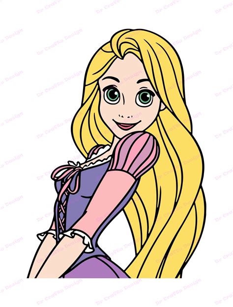 Rapunzel Free SVG Rapunzel Free SVG: Unleashing Creativity With The Iconic Fairytale Princess