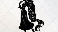 Rapunzel Silhouette SVG Rapunzel Silhouette SVG: A Detailed Exploration Of The Iconic Fairy Tale Princess