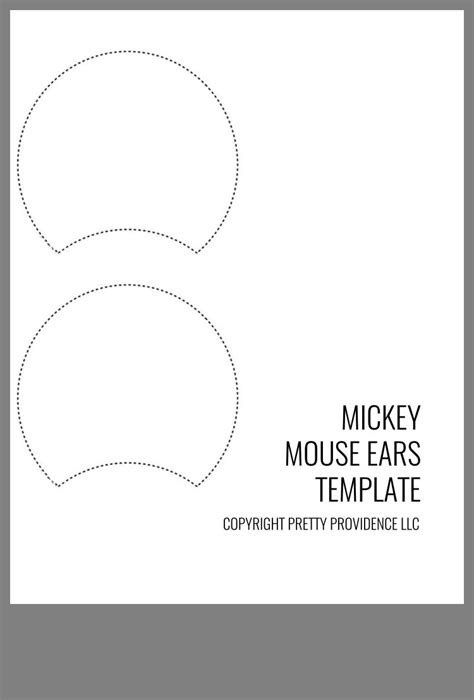 Mickey Ears Template SVG Mickey Ears Template SVG: The Ultimate Guide To Creating Custom Mickey Ears