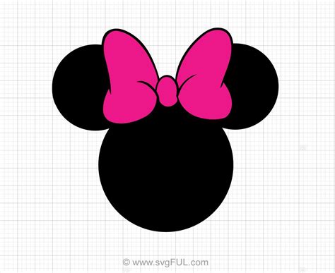 Minnie Head Silhouette SVG H1: Unleashing The Enchanting Minnie Head Silhouette SVG: A Guide To Customization And Versatility