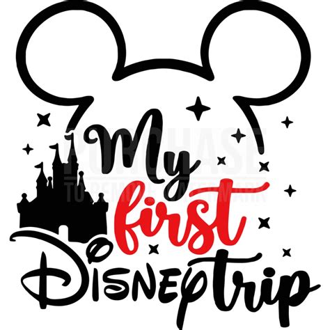 My First Disney Trip Shirt SVG My First Disney Trip Shirt SVG: Capture The Magic With A Custom Souvenir