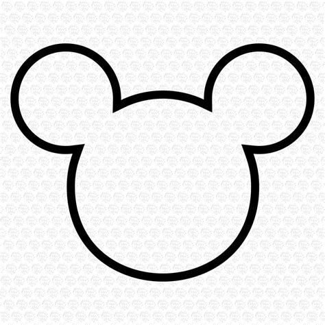 Mickey Head Outline SVG Free Mickey Head Outline SVG Free: A Guide To Download And Use