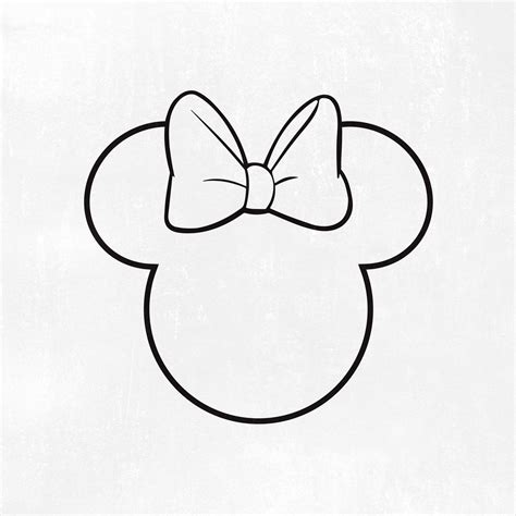 Minnie Head Outline SVG H1: Minnie Head Outline SVG: A Comprehensive Guide