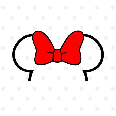 Minnie Ears Outline SVG H1: Unleash Your Inner Disney Magic With Minnie Ears Outline SVG