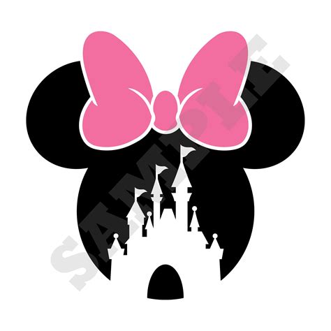 Minnie Mouse With Castle SVG Minnie Mouse With Castle SVG: A Timeless Icon In The Digital Age