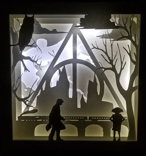 Harry Potter Shadow Box SVG Harry Potter Shadow Box SVG: A Magical Way To Display Your Fandom