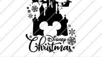 Disney Castle Christmas SVG Disney Castle Christmas SVG: A Magical Addition To Your Holiday Decorations