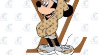 Louis Vuitton Mickey Mouse SVG Louis Vuitton Mickey Mouse SVG: A Timeless Collaboration