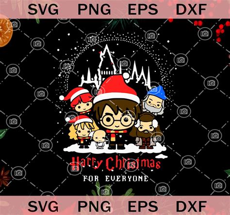 Harry Potter Christmas SVG Free Harry Potter Christmas SVG Free: Capture The Magic Of The Wizarding World