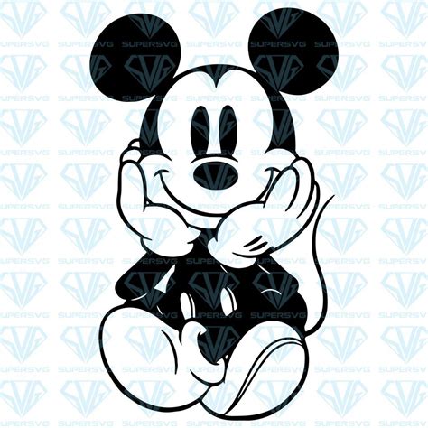 Mickey Mouse SVG File Mickey Mouse SVG File: A Timeless Icon For Artistic Creations