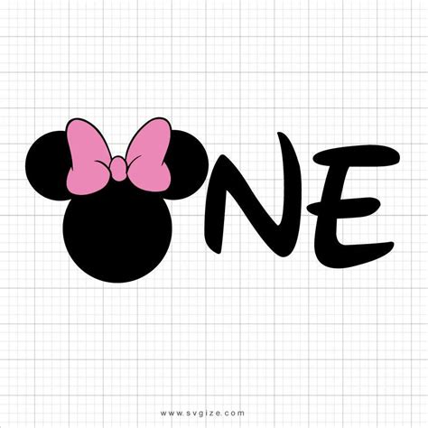 Minnie Mouse 1 SVG Minnie Mouse 1 SVG: An Iconic Character's Timeless Appeal