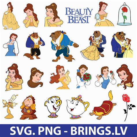 Beauty And The Beast Characters SVG Beauty And The Beast Characters SVG: A Comprehensive Guide To The Enchanting Cast