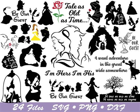 Beauty And The Beast SVG Beauty And The Beast SVG: Enchanting Designs For Your Creative Projects