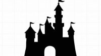 Disney Castle Outline SVG Disney Castle Outline SVG: Capture The Enchantment Of The Magic Kingdom