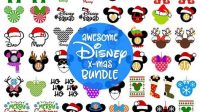 Christmas Mickey Disney SVG Bundles‬ H1: Christmas Mickey Disney SVG Bundles: A Festive Way To Celebrate The Season