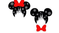 Christmas Mickey And Minnie SVG Christmas Mickey And Minnie SVG: A Festive Touch For Your Holiday Projects