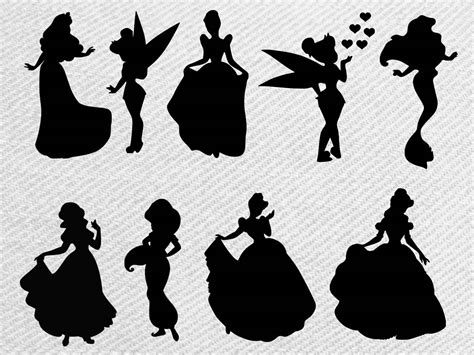 Disney Princess Outline SVG Disney Princess Outline SVG: An Enchanting Collection For Crafting And Design