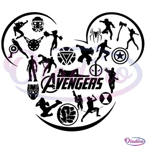 Marvel Mickey SVG Marvel Mickey SVG: Uniting The Iconic Mouse And Superhero Universe