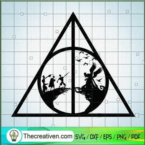 Harry Potter Deathly Hallows SVG Harry Potter Deathly Hallows SVG: A Guide To The Ultimate Symbol Of Wizardry