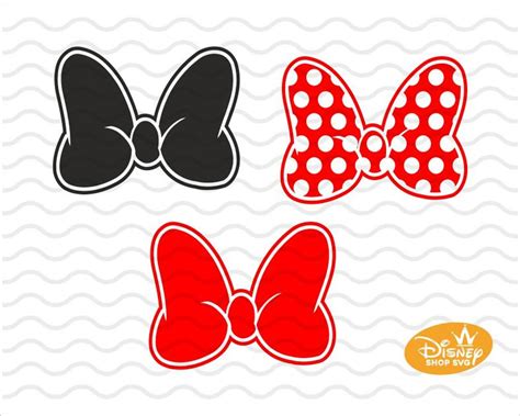 Minnie Mouse Bow Outline SVG Minnie Mouse Bow Outline SVG: A Comprehensive Guide For Designers