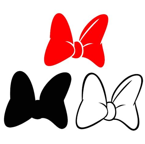 Minnie Mouse Bow Silhouette SVG H1: Minnie Mouse Bow Silhouette SVG: Embodying The Timeless Magic Of Disney