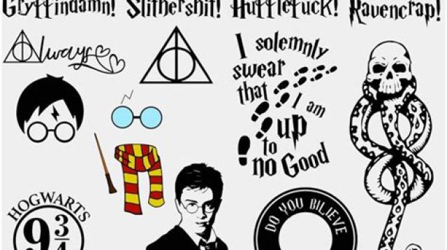 Harry Potter SVG Datei Harry Potter SVG Datei: Magische Grafiken Für Dein Kreatives Schaffen