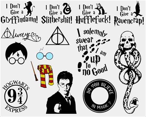 Harry Potter SVG Datei Harry Potter SVG Datei: Magische Grafiken Für Dein Kreatives Schaffen