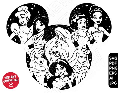 Disney Character SVG Disney Character SVG: Unleash Your Imagination And Creativity