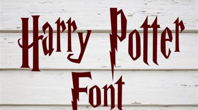 Harry Potter SVG Font Harry Potter SVG Font: A Magical Guide To Enchanting Your Designs