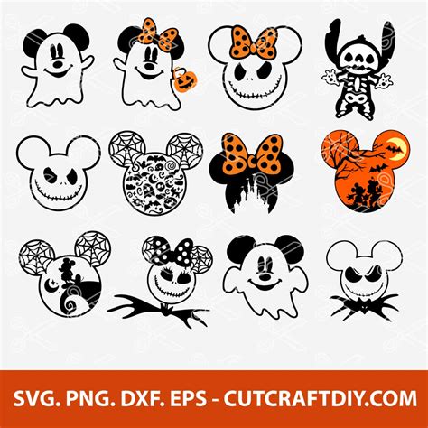 Disney Character Halloween SVG Disney Character Halloween SVG: Capture The Magic Of Disney This Halloween