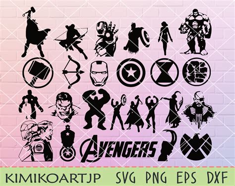 Marvel Character SVG Marvel Character SVG: Unleashing The Power Of Superheroes In Digital Art