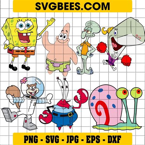 Spongebob Character SVG SpongeBob Character SVG: The Ultimate Guide To High-Quality Vector Graphics