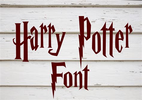 Harry Potter SVG Font Free Harry Potter SVG Font: A Magical Addition To Your Designs