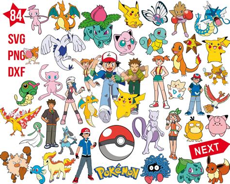 Pokemon SVG Set Pokémon SVG Set: The Ultimate Collection For Pokémon Enthusiasts