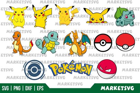 Pokemon Characters SVG Pokemon Characters SVG: Unleashing The Iconic World Of Pokemon In Digital Art