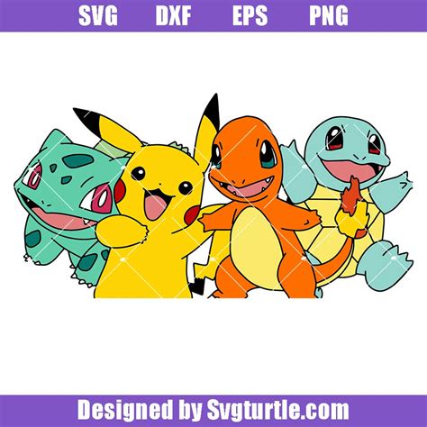 Pokemon Friends SVG Pokémon Friends SVG: Capturing The Essence Of Friendship And Adventure