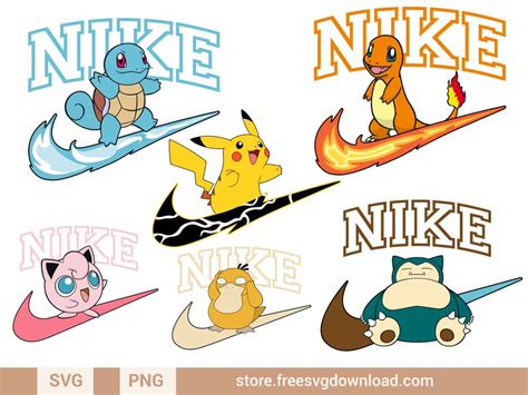 Pokemon Nike SVG Pokemon Nike SVG: Unleashing The Power Of Iconic Characters On Your Footwear