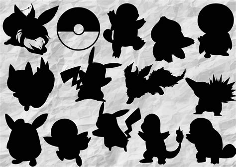 Pokemon Silhouette SVG Free Pokemon Silhouette SVG Free: Unleash Your Creativity With Customizable Pokemon Art