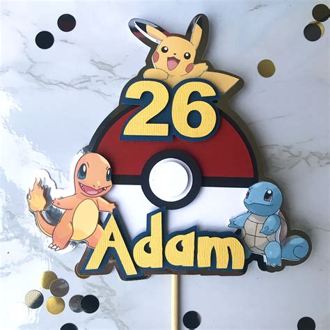 Pokemon Cake Topper SVG Pokemon Cake Topper SVG: Elevate Your Celebration To The Next Level