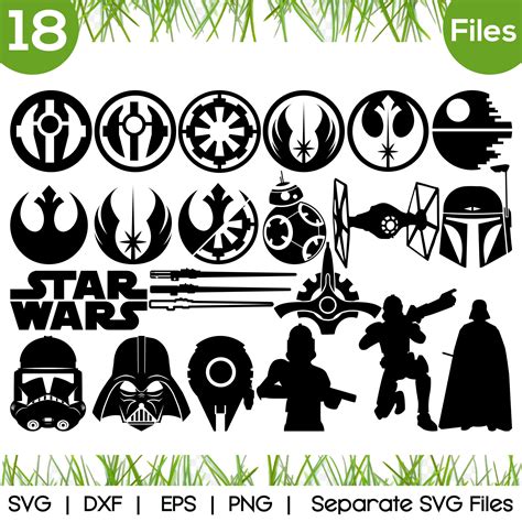 Star Wars SVG Images Star Wars SVG Images: A Comprehensive Guide To The Galaxy's Finest Vector Art