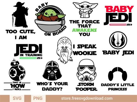 Star Wars Baby SVG Star Wars Baby SVG: A Comprehensive Guide For Designers And Enthusiasts