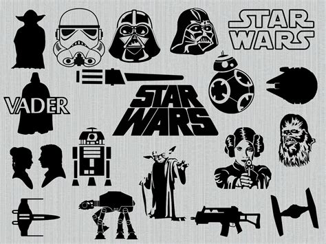 Star Wars Characters SVG Files Star Wars Characters SVG Files: Bring The Force Into Your Designs