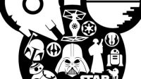 Star Wars Mickey Ears SVG Free Star Wars Mickey Ears SVG Free: Unleash Your Galactic Style