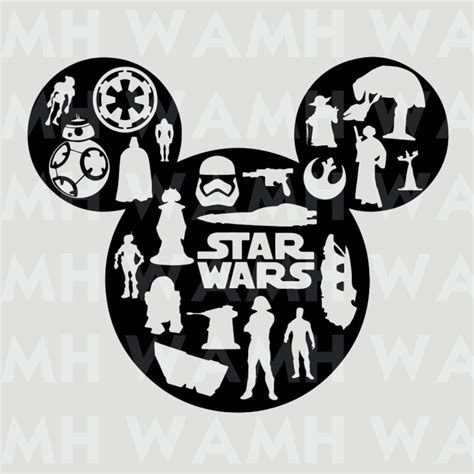 Etsy Star Wars Disney SVG Etsy Star Wars Disney SVG: Unveil The Galactic Treasury For Your Creative Endeavors