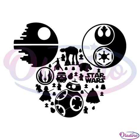 Star Wars Mickey SVG Star Wars Mickey SVG: Unleashing The Force In Your Creative Projects